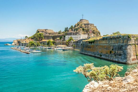 bigstock-The-Old-Fortress-Of-Corfu-69647785